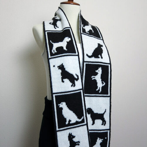 Dogs in Boxes Scarf