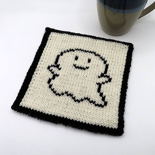 New Free Happy Ghost Potholder Pattern