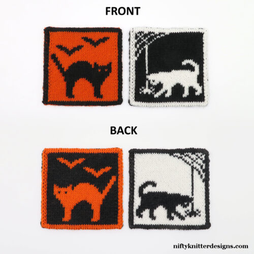 Halloween Cat Coasters