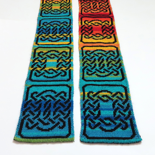 New Pattern – Celtic Temperature Scarf (15% off)