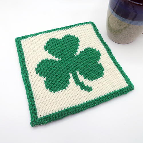 New Free Shamrock Potholder Pattern